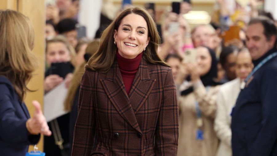 Prinzessin Kate bei ihrem Besuch im Royal Marsden Hospital. (jom/spot)