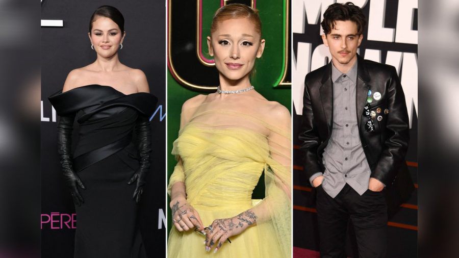 Selena Gomez, Ariana Grande und Timothée Chalamet (v.l.) zählen zu den Nominierten der Golden Globes. (paf/spot)