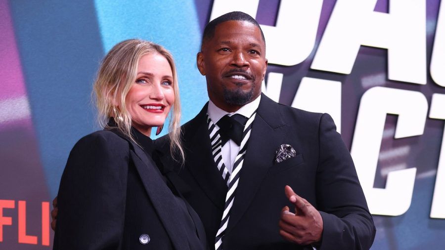 Cameron Diaz und Jamie Foxx bei der Weltpremiere von "Back in Action" in Berlin. (lau/spot)