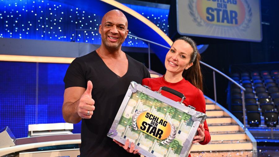 Detlef Soost und Kate Hall feiern bei "Schlag den Star". (hub/spot)