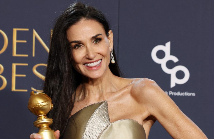 Demi Moore - Getty - Golden Globes - Beverly Hills - January 2025 BangShowbiz