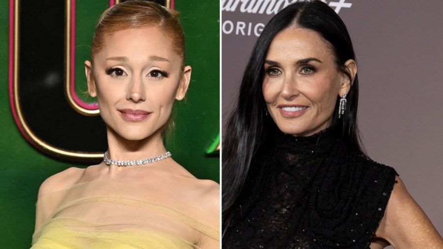 Ariana Grande (l.) und Demi Moore haben zum ersten Mal in ihren Karrieren Chancen auf einen Oscar. (lau/spot)