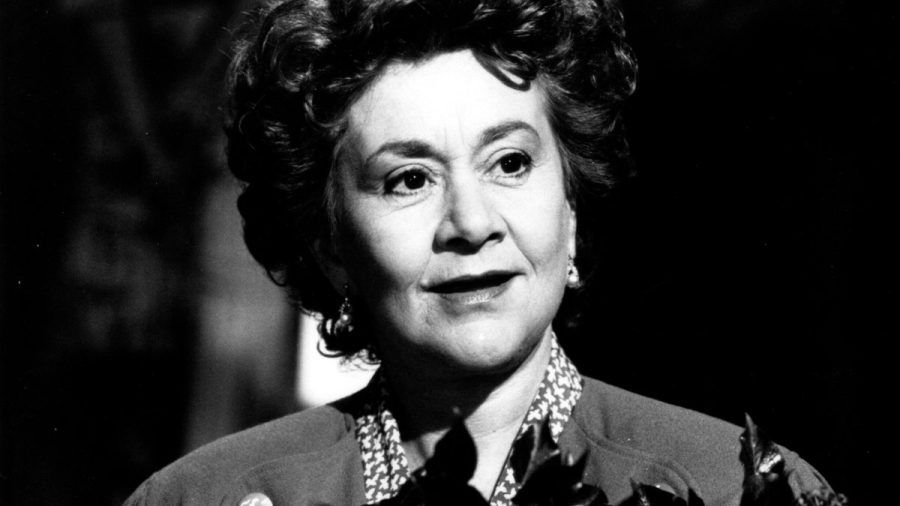 Joan Plowright auf einer Aufnahme aus dem Jahr 1988. (lau/spot)