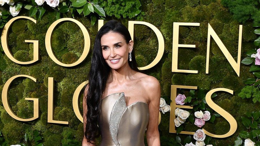 Demi Moore freute sich am Sonntagabend über ihren ersten Golden Globe. (ae/spot)