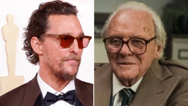 Zwei Hollywoodstars mit Sex-Appeal: Matthew McConaughey (l.) und Anthony Hopkins. (tj/spot)