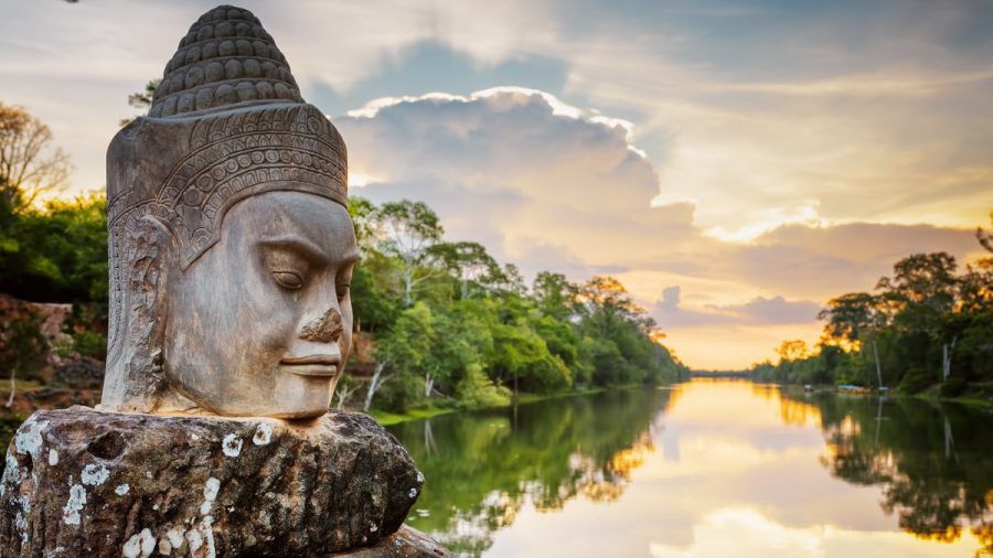 Die Tempel von Angkor Wat in Kambodscha sind eines der fünf besten Reiseziele im Januar. (elm/spot)