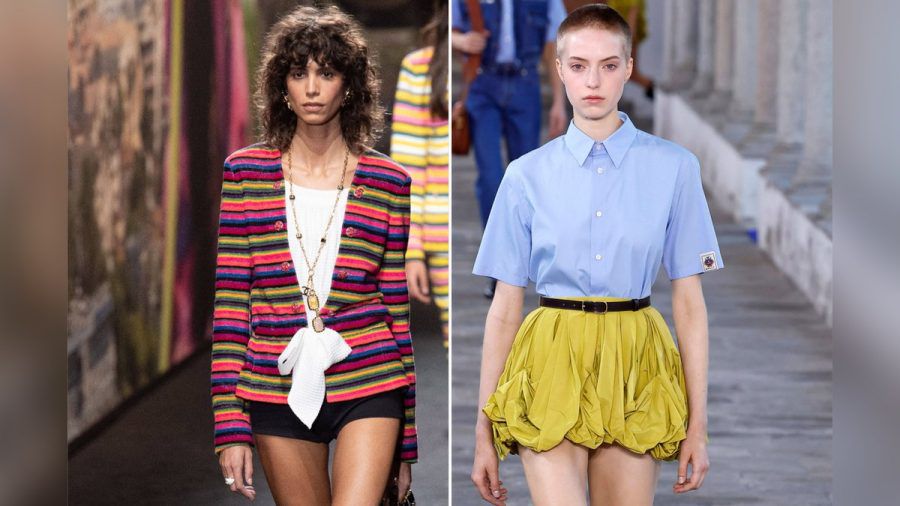 Micro Shorts und Bubble Skirts liegen auch 2025 im Trend. (paf/spot)