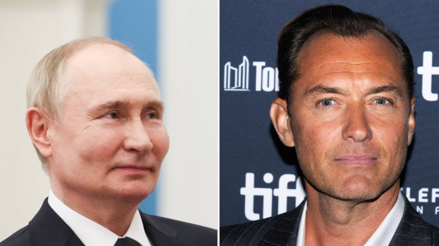 Der britische Star Jude Law (r.) soll Wladimir Putin spielen. (wue/spot)