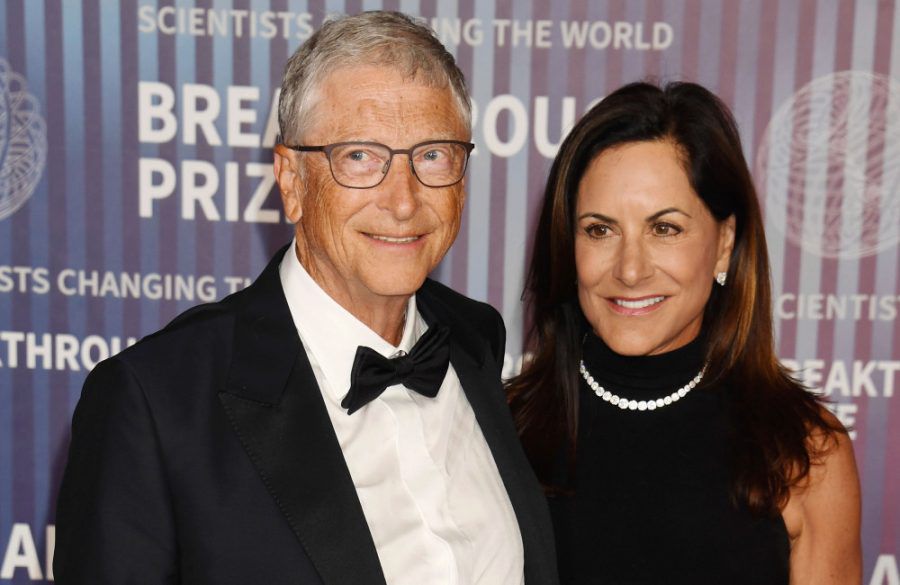 Bill Gates and Paula Hurd at Breakthrough Prize Ceremony in Los Angeles - Avalon - April 2024 BangShowbiz