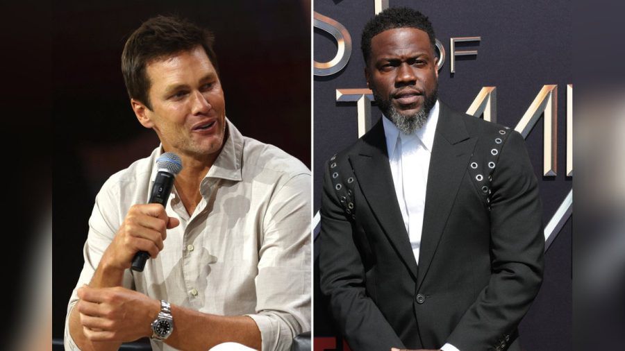 Tom Brady hat live im TV den Schauspieler Kevin Hart auf den Arm genommen. (dr/spot)