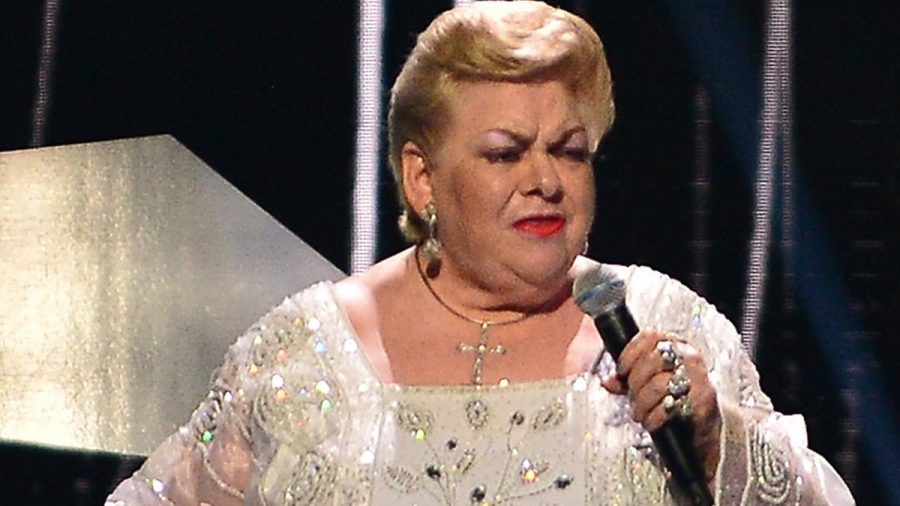 Paquita la del Barrio 2021 auf der Bühne bei den Billboard Latin Music Awards in Florida. (rho/spot)