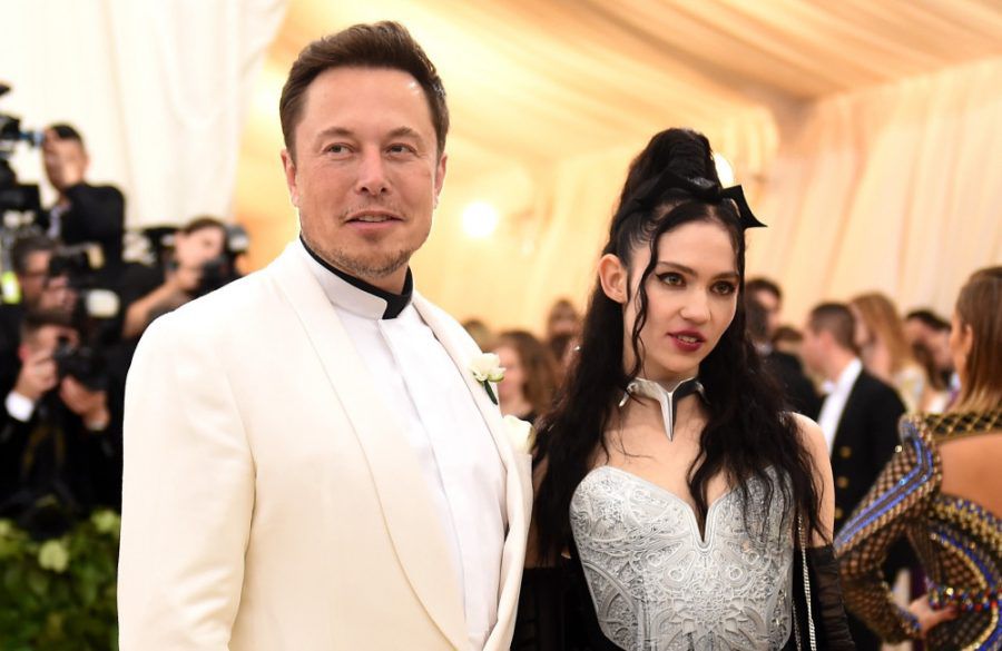 Elon Musk and Grimes attend the Heavenly Bodies Gala at The Met May 2018 - Getty BangShowbiz