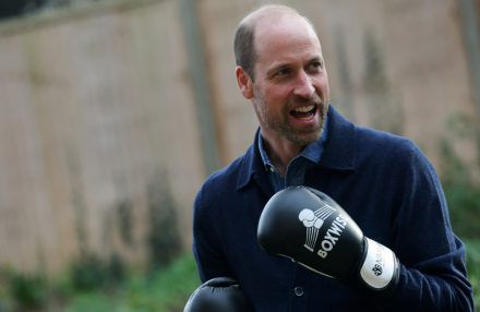 Prince William boxing at Centrepoint - January 2025 - Getty BangShowbiz