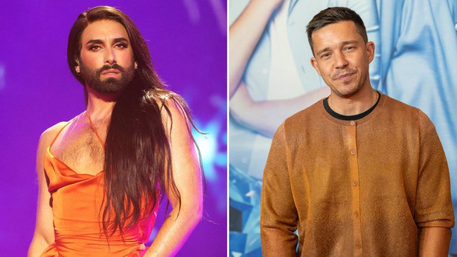 Conchita Wurst (l.) und Nico Santos bestimmen mit, wer für Deutschland beim ESC antreten wird. (eyn/spot)