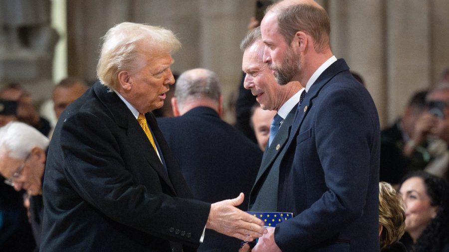 Donald Trump und Prinz William begegneten sich zuletzt in Paris. (hub/spot)