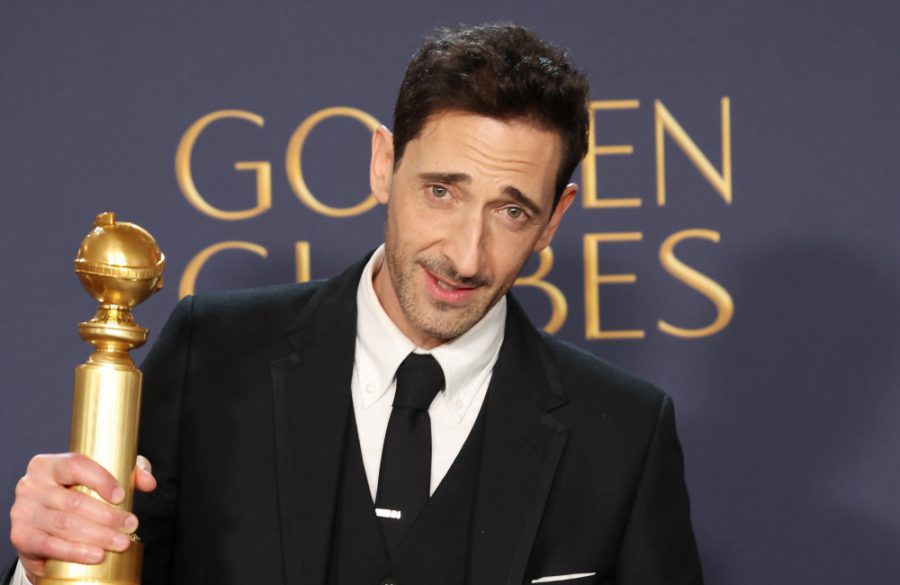 Adrien Brody - Getty - Beverly Hills - Golden Globes - January 2025 BangShowbiz