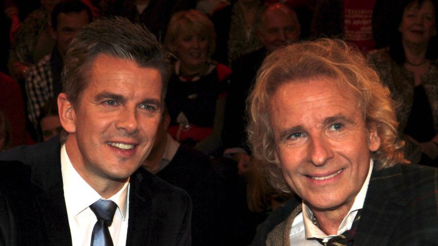 Markus Lanz (l.) übernahm einst die legendäre ZDF-Show "Wetten, dass..?" von Thomas Gottschalk - und scheiterte. (dr/spot)