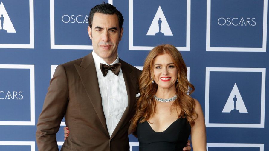 Sacha Baron Cohen und Isla Fisher im Jahr 2021, gut zwei Jahre vor ihrer Trennung. (wue/spot)